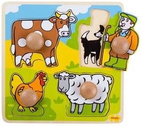 PRIMUL MEU PUZZLE - 4 ANIMALE DOMESTICE (BJ520)