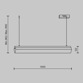 Lustra LED suspendata design decorativ Petra