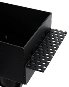 Set de 6 spoturi incastrate negre GU10 70mm fara rama - Oneon