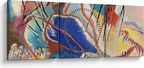 Tablou - Vasily Kandinsky, Improvisation No. 30 (Cannons), reproducere (cu ceas) (90x30 cm)