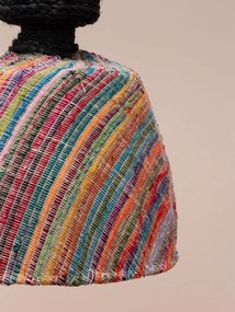 Lustra impletita din fibra de banana si iuta naturala, ø30 cm, "Tourmaline"