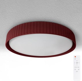 Brilagi-LED Plafonieră LED reglabilă LUCIA, 60W/230V, Ø 59 cm, roșie + telecomandă