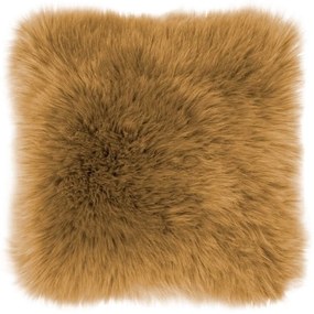 Pernă Tiseco Home Studio Sheepskin, 45 x 45 cm, maro