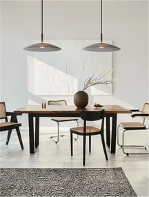 Lustra LED design modern POLIFEMO fumuriu, 40cm