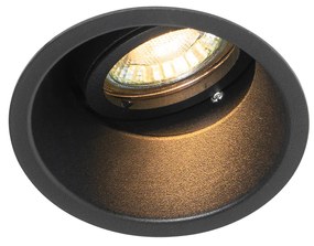 Spot integrat inteligent negru reglabil cu Wi-Fi GU10 - Alloy