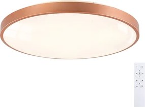 BRILAGI - Corp de iluminat LED dimabil GLASS POOL DOUBLE LED/80W/230V 60 cm cupru + telecomandă