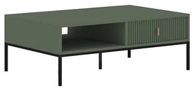 Masă de cafea SUE, verde/negru