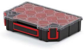 Organizator 28,4 × 19,5 × 6 cm, cutii, negru