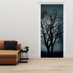 Fototapet pentru ușă - Copaci în umbră (95x205cm)