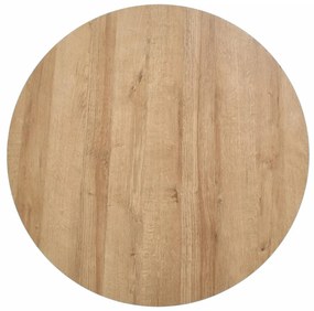 Masa de cafea Camila stejar auriu/negru ø80/h41 cm