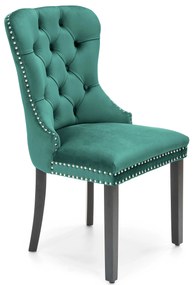 Scaun de sufragerie Minety (smaragd + negru). 1039713