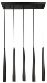 Lustră neagră Agusta – Squid Lighting