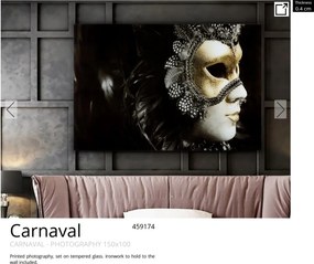 Tablou de perete decorativ Carnaval, 150x100cm