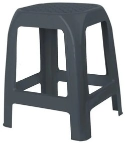 Scaun din plastic DESIGN antracit, 41 x 35 x 46 cm