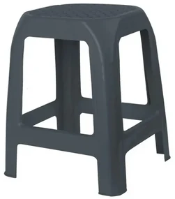 Scaun din plastic DESIGN antracit, 41 x 35 x 46 cm