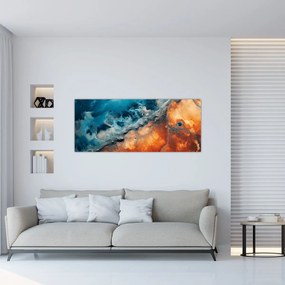 Tablou - Apă și foc (120x50 cm)