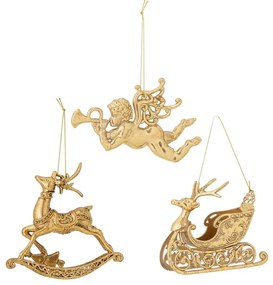 Ornamente de Crăciun 3 buc. 10 cm Anisa – Bloomingville