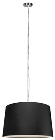 Lampă modernă suspendată din oțel cu abajur 45 cm negru - Cappo 1
