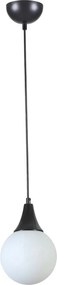 Lustra 846STL5237, negru, metal, 15x25-70 cm