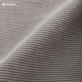 Scaune de dining gri balansoar 2 buc. tapițate Ridge Kink Rib – Zuiver