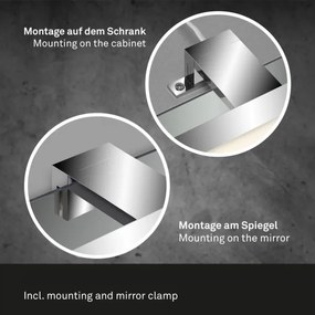 Aplică LED dimabilă pentru oglindă de baie Briloner 2299-018 LED/8W/230V IP44