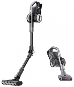 Aspirator vertical JIMMY H8 Flex, 550 W, 185 AW, pliabil, Cyclone, autonomie 65 minute, LCD, 7 accesorii, gri/negru
