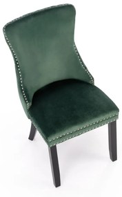 Scaun Alda velvet verde inchis H95 cm