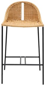 Scaun de bar, din rattan, Bermuda