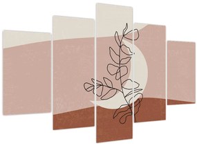 Tablou - Boho frunze N⁰2 (150x105 cm)