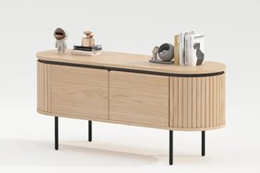 Comoda TV cu furnir de stejar ATELIER 120cm