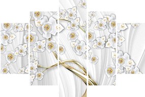 Tablou - Copac cu decor auriu (150x105 cm)