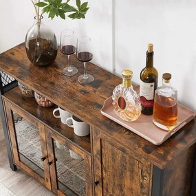 Dulap FIRA maro/negru