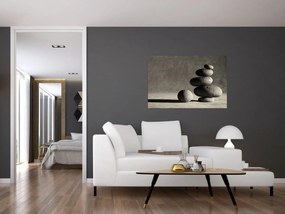 Tablou - Pietre gri (90x60 cm)