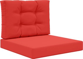 vidaXL Perna pentru canapea de exterior 2 pcs Roșu Poliester