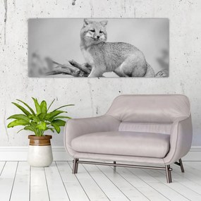 Tablou - Vulpe gri (120x50 cm)
