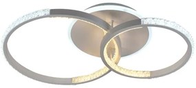 Lustră LED dimabilă aplicată LED/55W/230V 3000-6500K + telecomandă