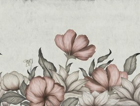 Tapet Floral Fantasy, Soft Pink, Rebel Walls