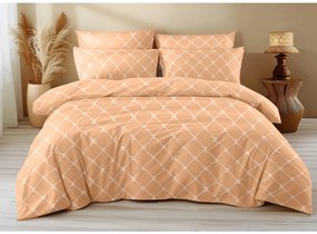 Lenjerie de pat din bumbac ARMINA culoare piersica Dimensiune lenjerie de pat: 70 x 90 cm | 140 x 200 cm