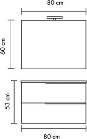 Set lemn masiv Mobilier Baie Suspendat Marco