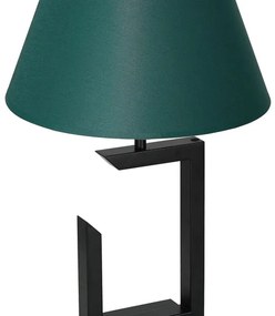 Lampă de masă 1xE27/60W/230V 45 cm verde/aurie