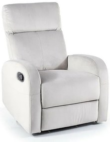 Fotoliu Olimp velvet gri deschis Blu03