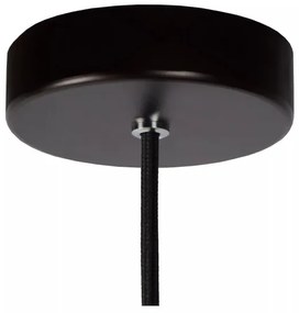 Lustră pe cablu ZINO 1xE27/60W/230V neagră Lucide 74410/01/65