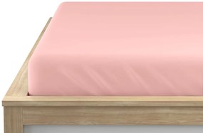 Cearsaf Jersey EXCLUSIVE roz deschis 140 x 200 cm