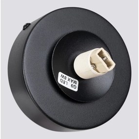 Aplică de perete neagră-albă Blaze – Sollux