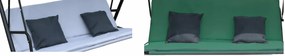 ShopJK LEAGĂN DE GRĂDINĂ VERDE + 2 PERNE HO01
