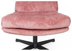 Fotoliu roz pivotant Kai – White Label
