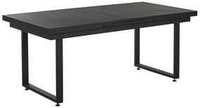 Set mobilier de grădină Valerian/Tavia (Negru + gri) . 1076305