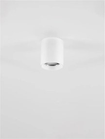 Spot aplicat LED design tehnic IRIS alb