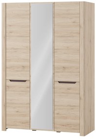 Dulap de haine Dessum 06 (stejar sanremo + maro). 1068138