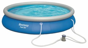 Piscină gonflabilă Bestway Fast Set,diam. 457 cm, înălț. 84 cm